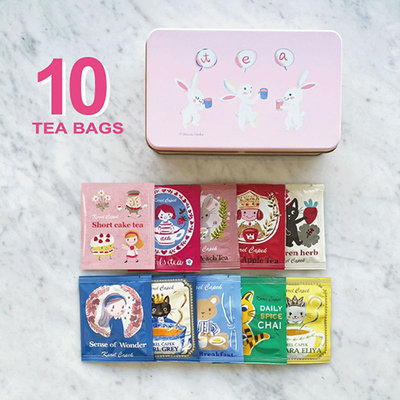 《散步生活雜貨》日本製 山田詩子 Karel Capek 甜美兔子 10款風味 紅茶禮盒