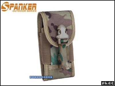 【野戰搖滾】SPANKER 5.5吋快扣式智慧型手機袋、手機包【CP迷彩】手機套保護套IPHONE6 puls 手機腰包