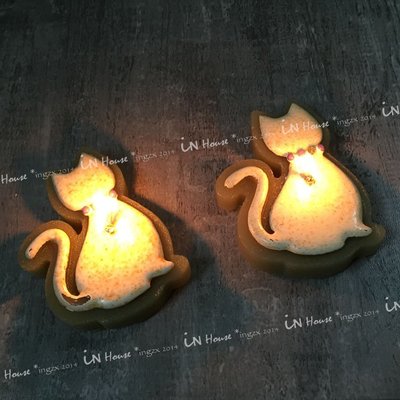 IN House* 現貨 candles 2件1組 歐美 超萌 造型 貓咪 香薰 薰香 香氛 蠟燭