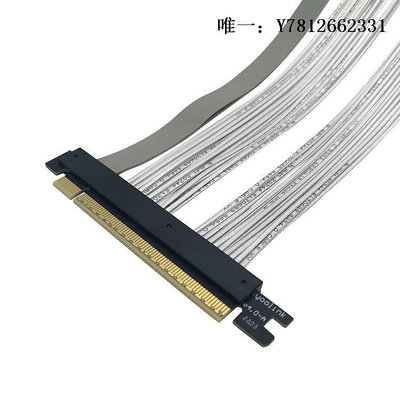 電腦零件PCIE4.0 3.0X16轉x16轉接線 pcie x16加長線 顯卡延長線x4 x8 x16筆電配件
