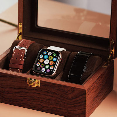∥ 國王時計 ∥ 精緻方格陶瓷錶帶 Apple watch(42/44/45mm)通用錶帶