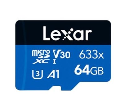 Lexar 雷克沙 64G 64GB Micro SD TF C10 4K 記憶卡 手機記憶卡 平板 行車紀錄器 4K