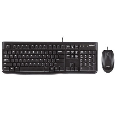 羅技MK120羅技有線鍵鼠套裝有線鍵盤鼠標有線鼠標羅技鍵盤套裝