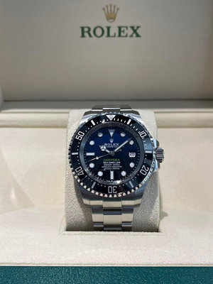 ROLEX  勞力士  DEEPSEA  D-Blue MK1 絕版款 136660 漸層藍面水鬼王 3900米潛水深度 全新改版款 配戴舒適度再升級