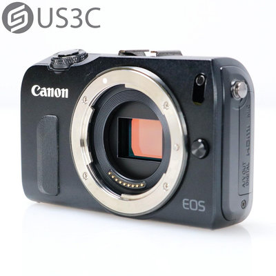 【US3C-桃園春日店】【一元起標】Canon EOS M 1800萬像APS-C CMOS Digic 5 影像處理技術 14-bit RAW 二手相機