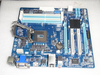 技嘉GA-B75M-D3H 主機板(DDR3/1155)H61 H67 P67 H77 Z77 Z68 可參考