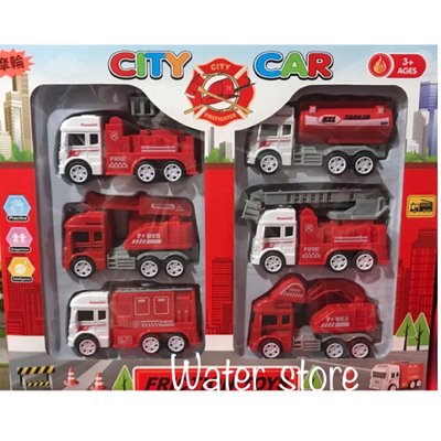 《鈺宅舖》汽車 交通車 交通造型 玩具 城市消防救援車 城市救援隊 摩輪車 慣性玩具車 消防救援玩具車 玩具車 兒童