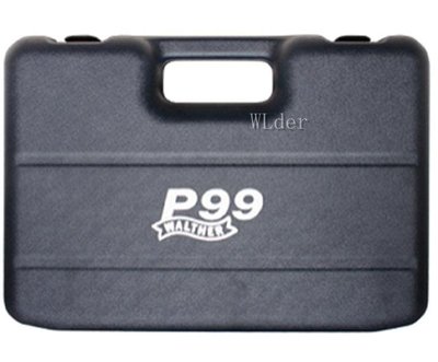 [01] WALTHER P99 專用 槍盒 ( 槍盒 槍箱 槍袋 槍包 手提袋 手提箱 購物袋 便當 露營 手槍 短槍