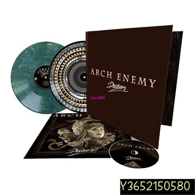 Arch Enemy Deceivers 限量彩膠2LP+CD 黑膠唱片禮盒 大敵樂隊  【追憶唱片】