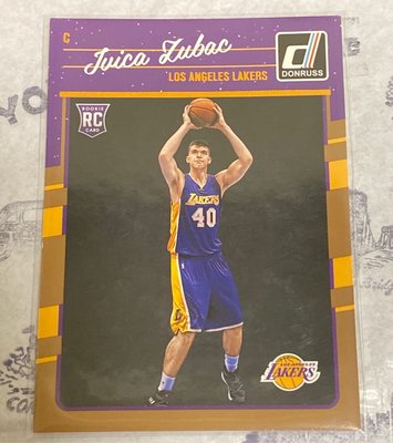 Ivica Zubac 16/17 Donruss #176 RC rookie card
