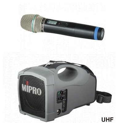 MIPRO MA-101B無線喊話器UHF ACT無干擾鋰電池藍芽輸入