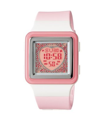 【金台鐘錶】CASIO卡西歐 色彩鮮活數字錶 (學生錶.兒童錶) (粉色) LDF-21-4A