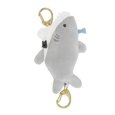 【QQ公仔物語】【DA061】【現貨滿千免運】日本 LIV HEART 鯊魚 鑰匙扣 迷你裝飾品 10cm 絨毛娃娃
