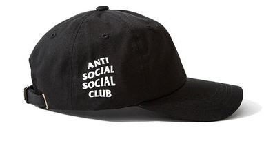 ☆AirRoom☆【現貨】2017AW Anti Social Social Club Logo CAP HAT 黑白