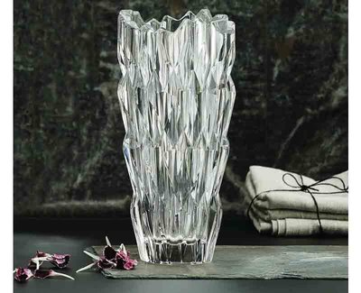 德國 Nachtmann 26cmH 水晶花瓶 水晶玻璃 (無鉛) Quartz #88332