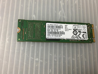 電腦雜貨店→固態硬碟SAMSUNG 三星 128G M2 SATA NGFF SSD M.2 二手 $200