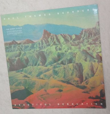 黑膠唱片LP:Paul Thomas Saunders.Beautiful Desolation.2014華納全新未拆