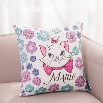 迪士尼正版 瑪麗貓 超柔軟方枕 抱枕 靠枕 禮物