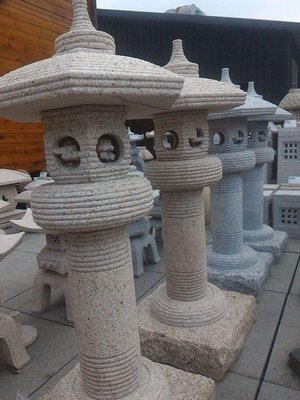 道風型石燈柱 (石燈 景觀 庭園 雕刻 造景 景觀 擺設 居家 設計 風水 批發零售)