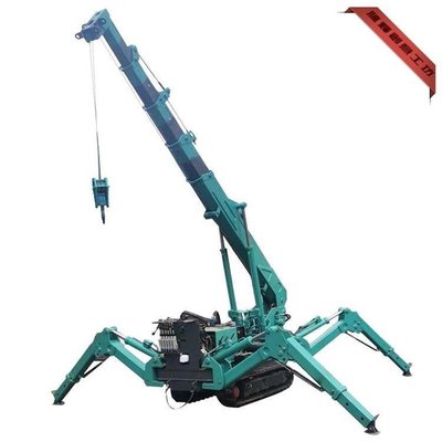 【優選百貨】加工小型蜘蛛吊車 3噸5噸微型 起重機吊車 自行走履帶折疊吊機-騰輝創意