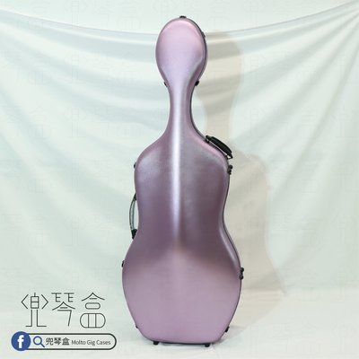 【兜琴盒 Molto Gig Cases /芋頭紫】3/4 PC大提琴盒