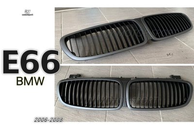 JY MOTOR 車身套件 - BMW 7系列 E66 06 07 08 年 消光黑 水箱罩 鼻頭 水箱護罩