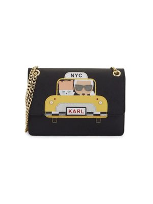 Coco小舖 Karl Lagerfeld Maybelle Faux Pearl Embellished Taxi