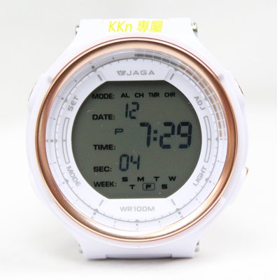 KKn a43_030500 JAGA M1178 圓形造型手錶