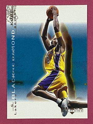 2000-01 Upper Deck Black Diamond #38 Kobe Bryant Lakers