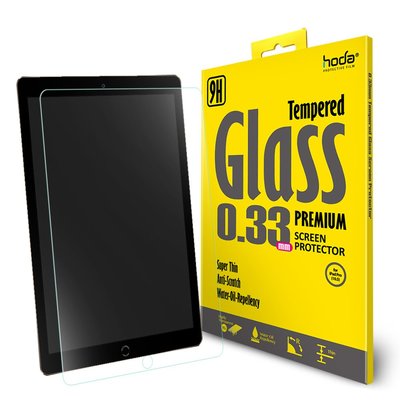 【免運費】 hoda【iPad Air / Pro 10.5吋(2019適用)】全透明高透光滿版9H鋼化玻璃保護貼