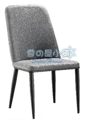╭☆雪之屋☆╯B108餐椅(灰色麻布)BB382-19#4245B