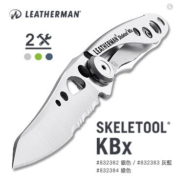【EMS軍】Leatherman SKELETOOL KBX 半齒半刃折刀-(公司貨)