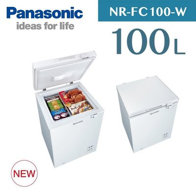 ☎【↗抗漲來電超低價】Panasonic 國際牌【NR-FC100/NRFC100】100L冷凍櫃