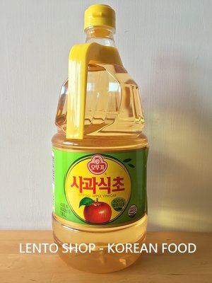 LENTO SHOP - 韓國OTTOGI 不倒翁 蘋果醋  蘋果料理醋 사과식초 Vinegar  1.8公升