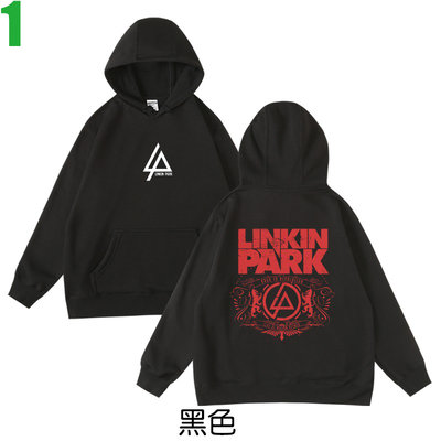 Linkin Park【聯合公園】連帽厚絨長袖搖滾樂團T恤(共4種顏色可供選購) 新款上市購買多件多優惠!【賣場一】
