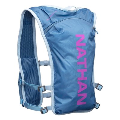 【NATHAN】NA4196QC Quick Star 水袋背包 灰藍 (不含水袋) 馬拉松 路跑