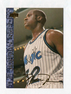 NBA 1994 Upper Deck USA Shaquille O'Neal/Jordan 金色印刷簽名 俠客 歐尼爾