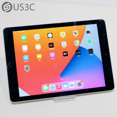 【US3C-台中店】【一元起標】台灣公司貨 Apple iPad 第5代 9.7吋 太空灰 128G WiFi 二手平版