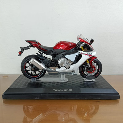全新盒装現貨~1:12~山葉 YAMAHA YZF-R1 紅色  模型車 玩具 兒童 收藏 重機 摩托車