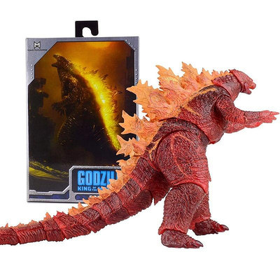 紅蓮 哥吉拉模型 Godzilla大戰金剛 NECA 2019電影版 哥斯拉 公仔 手辦 燃燒12寸可動 核爆怪獸之王