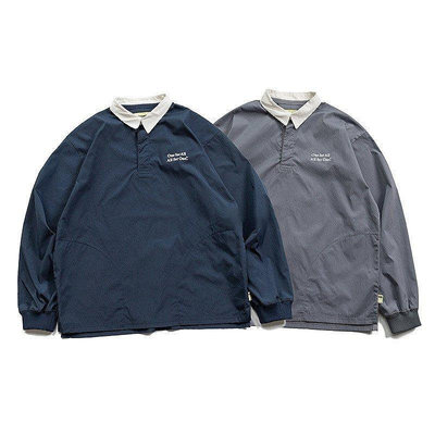 熱銷 【100%公司貨】BEAMS SSZ SCHOOLWARS POLO SHIRTS Polo衫 22SS寬松套頭長袖襯衫