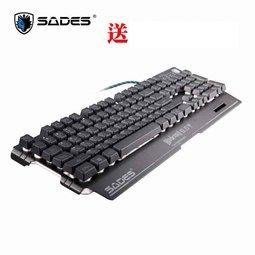 SADES 賽德斯 Blademail 狼刃甲 RGB 104KEY 鍵盤 中文注音版 類機械鍵盤 紅軸 呼吸燈 免運費