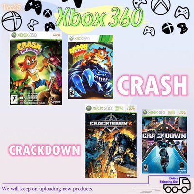 天天游戲城Xbox360 遊戲 * Crackdown / Crash * [100% 全新]