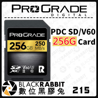 數位黑膠兔【 ProGrade PDC 256G V60 Card 記憶卡 】 256G 記憶卡 公司貨 相機 PDC