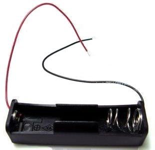 【666】A190=1節3.7V 18650電池盒帶紅黑線 帶線電池盒鋰電池盒 充電串聯使用 尺寸75.8*21.6*
