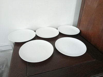 日本宜得利家居NITORI 白瓷圓盤一組（A1494）