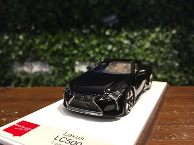 1/43 MakeUp Lexus LC500 L Package 2017 Black EM558D【MGM】