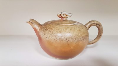 特價:柴燒日本白瓷土茶壺BAAA0021-D,茶海,茶杯,壺海,落灰,還原,金銀彩,志野燒