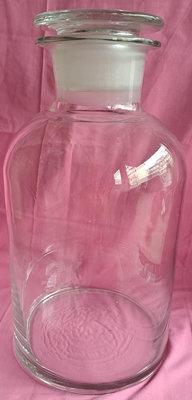 早期中藥罐 老玻璃瓶 醃漬玻璃罐高約40cm