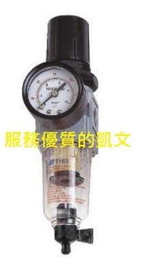 台灣 THB FR202 空壓機調壓濾水器 迷你濾水器+調壓 1/4牙(兩分牙) FR-202 濾水調壓器 附接頭
